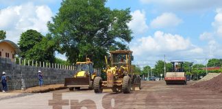 Foto: Construcción de vía alterna para evitar pegones en Managua / TN8