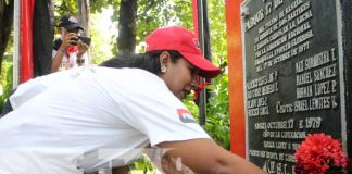 Foto: Conmemoración por los héroes y mártires del 17 de octubre en Masaya / TN8