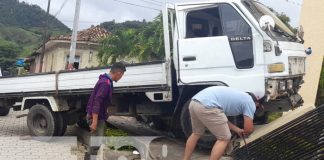 Foto: Supuesta falla mecánica provoca accidente de tránsito en San Fernando, Nueva Segovia/TN8