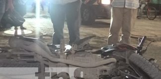 Colisión entre motocicletas en Estelí deja a dos personas heridas