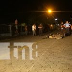 Motociclista supuestamente ebrio y sin casco sufre accidente en Ometepe