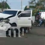 Fuerte accidente en Villa Reconciliación en Managua deja varios heridos