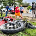 Foto: Motociclista arrolla a un joven peatón en municipio de Jalapa/TN8