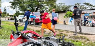 Foto: Motociclista arrolla a un joven peatón en municipio de Jalapa/TN8