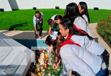 Foto: ¡Flores de amor y recuerdo en el Mausoleo de Carlos Fonseca Amador!/TN8