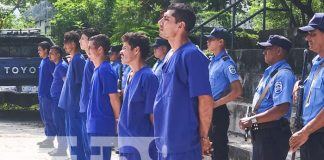 Policía Nacional pone tras las rejas a sujetos en Nicaragua