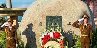 Cuba rinde homenaje a Fidel Castro Ruz en aniversario de su muerte