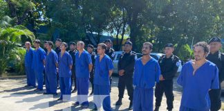 Policía de Nicaragua pone tras las rejas a supuestos delincuentes