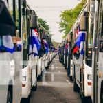 Foto: Entrega de 250 buses de parte de China para Nicaragua / TN8