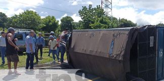 Foto: Mortal vuelco de camión en Chinandega / TN8