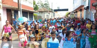 Foto: Carnaval por la matrícula escolar 2024 en Diriamba / TN8