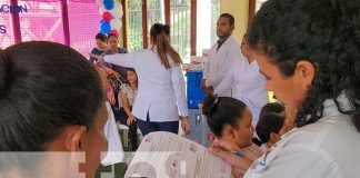 Foto: Vacunación en Nicaragua contra el VPH / TN8