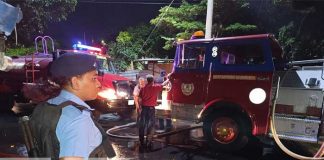 Varilla de cuete posible causa de un voraz incendio en Managua