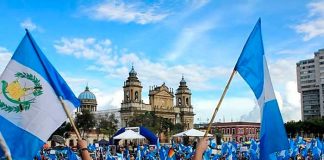 Foto: Multitudinaria marcha en Guatemala /cortesía