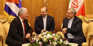 Presidente cubano llega a Irán en visita oficial