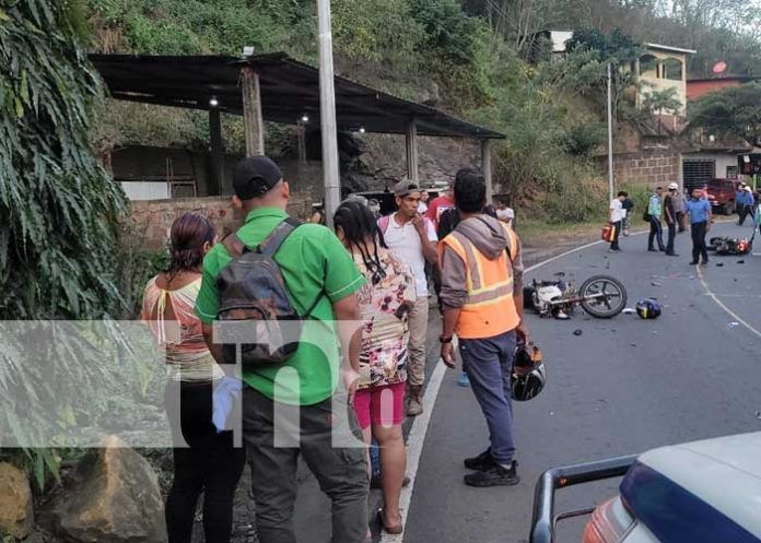 Foto: ¡Trágico choque en Boaco! Un muerto y dos heridos en accidente de tránsito/TN8