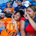 Foto: Partido entre Yomiuri Giants y la selección nacional de béisbol femenino en Masaya/TN8