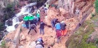 Foto: Emergencia tras trágico deslizamiento de rocas en Perú /cortesía