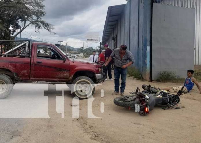 Foto: Muerte laboral y lesionado por accidente de tránsito en Nueva Segovia/TN8