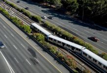 Foto: Tren sale de las vías /cortesía