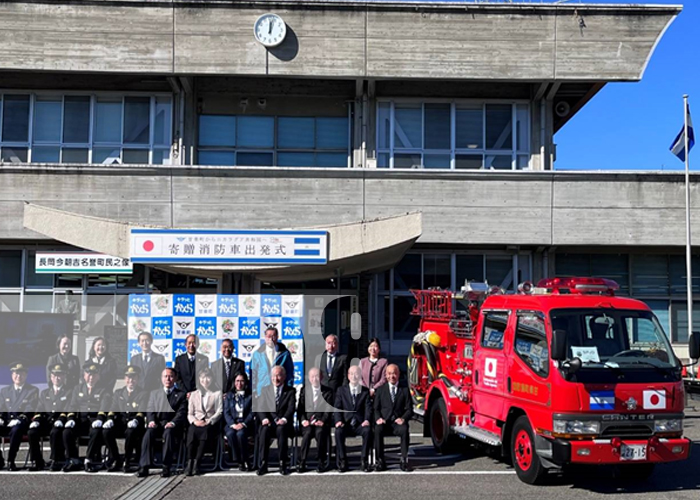 Japón dona otro camión Bombero a Nicaragua