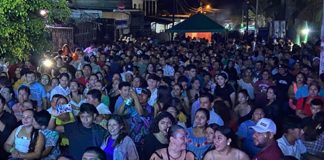 Foto: Con una concurrida calle cerrada, El Rosario-Carazo pone fin a sus festividades/Cortesía