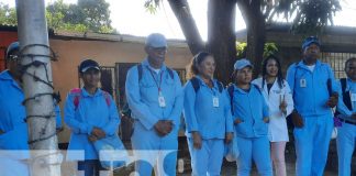 Foto: Brigadistas del MINSA visitan viviendas en Managua / TN8