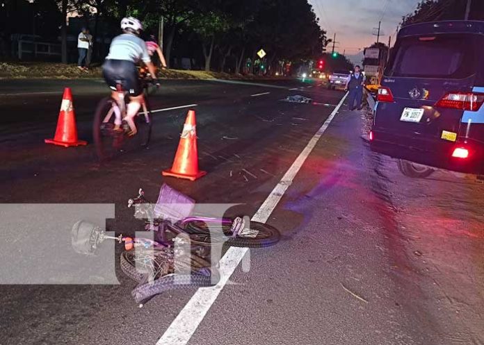 Identificada mujer atropellada en carretera a Masaya