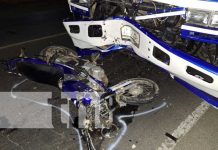 Foto: Fatal accidente de tránsito en Rivas / TN8