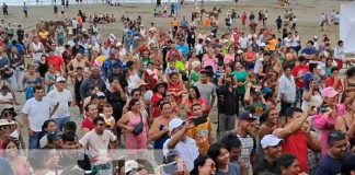 Foto: Ambiente de playa en Carazo / TN8