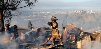 Foto: Dolor en Chile tras voraz incendio /cortesía