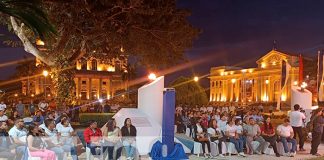 Foto: ¡Iluminan Managua con video mapping! Rinden homenaje al General Sandino/TN8