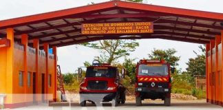 Foto: Estación de bomberos en La Cruz de Río Grande / TN8