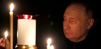 Foto: Vladímir Putin rinde homenaje a los caídos /cortesía