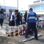 Foto: Fuerte accidente con motorizados en Managua / TN8