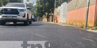 Foto: Mejoramiento vial en Los Vanegas, Managua / TN8