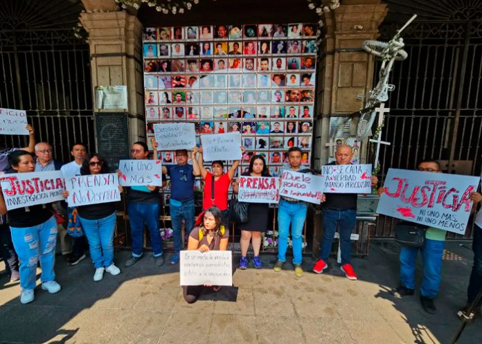 Foto: Exigen justicia tras el asesinato de un periodista en Morelos, México / Cortesía