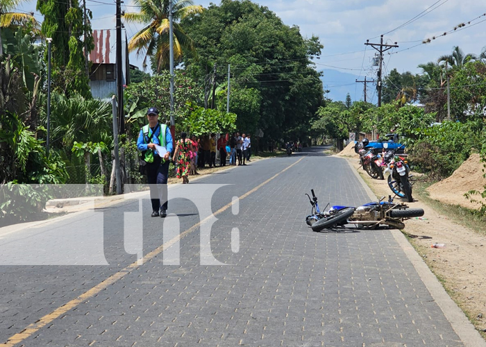 Foto: Motociclista impacta a otra moto en Chusli, Jalapa en Nueva Segovia/TN8