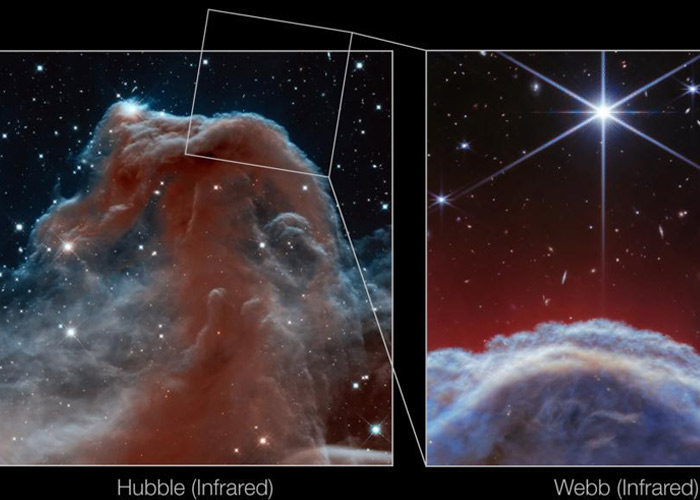 Telescopio Webb capta imágenes impactantes de la nebulosa