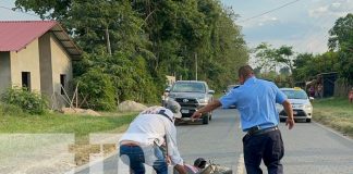 Foto: Fuerte choque de motocicletas deja a una persona lesionada en Jalapa, Nueva Segovia/TN8