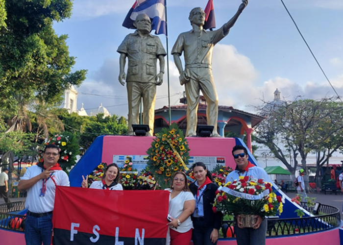 Foto:Matagalpa rinde homenaje al Comandante Tomás Borge /Cortesía