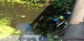 Foto: Hombre se lanza de un puente en Chinandega / TN8