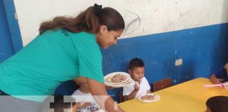 Foto: Merienda escolar en Nandaime / TN8