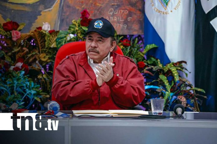 Foto: Homenaje al Comandante Tomás Borge, presidido por el Comandante Daniel Ortega y la Vicepresidenta Rosario Murillo / TN8