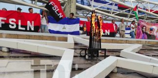 Foto: ¡Día de la Dignidad Nacional! Juventud nicaragüense marcha en solidaridad con Palestina/TN8