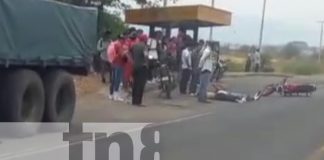 Foto: Adolescente pierde la vida en accidente de tránsito en el municipio de Sébaco, Matagalpa/TN8