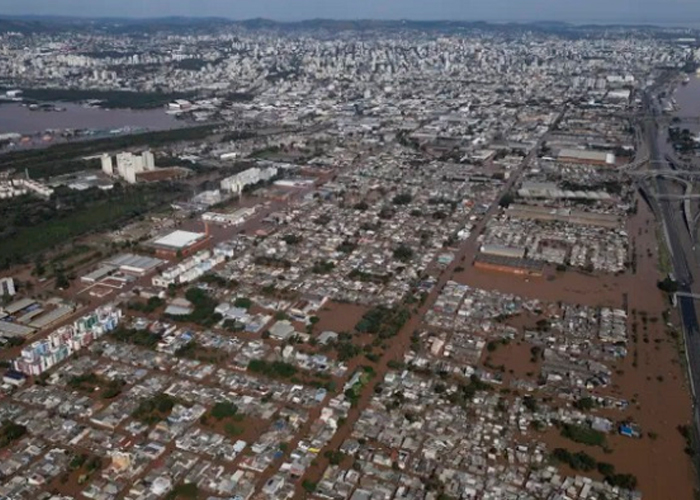 Foto: Bolivia se solidariza con Brasil /cortesía 