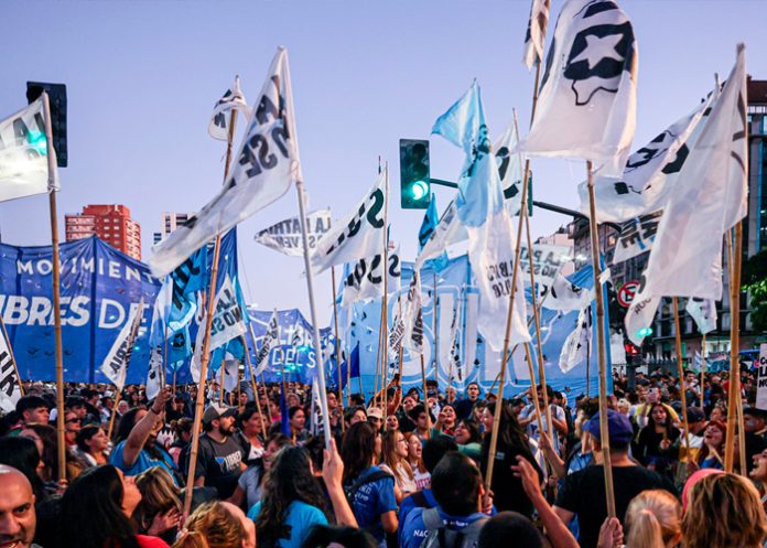 Foto: Universitarios contra Milei /cortesía