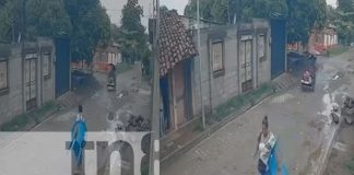 Con la agilidad de un gato, ladrón hace de las suyas a la luz del día en Chinandega