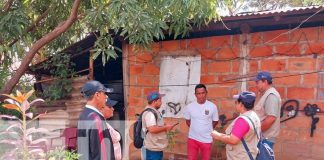 Familias en Chinandega participan en el Censo Poblacional y de Viviendas